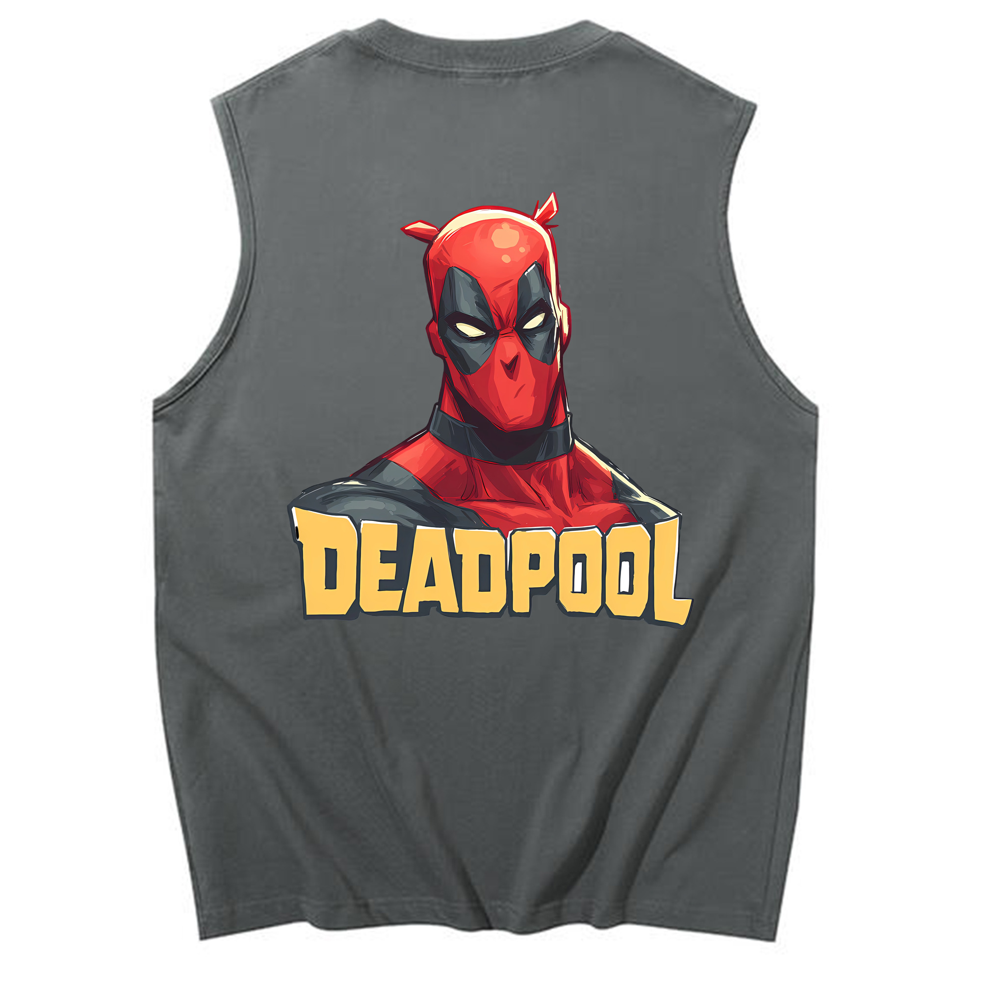 （画像用） Deadpool デッドプール コットン100％タンクトップ（背面プリント）